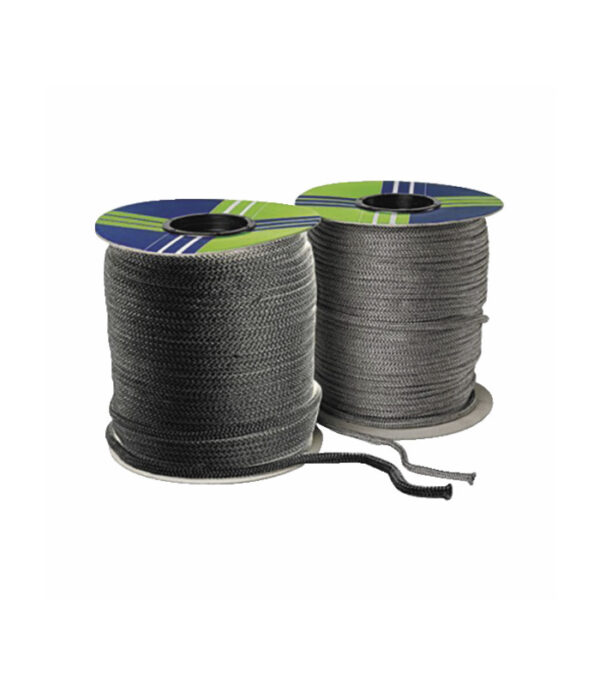 Tresse tricotex noire 18mm bobine 100m